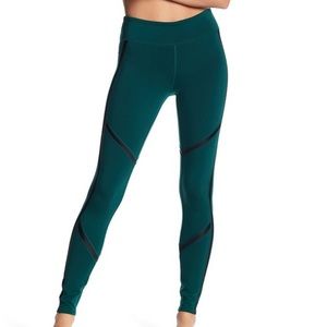 Alo Yoga Thalia Green/Black Leggings Size XS